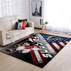 Atlanta Falcons Living Room Area Rug