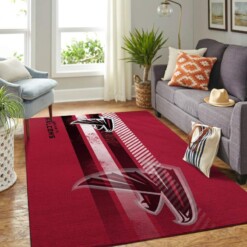 Atlanta Falcons Living Room Area Rug