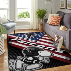 Atlanta Falcons Living Room Area Rug