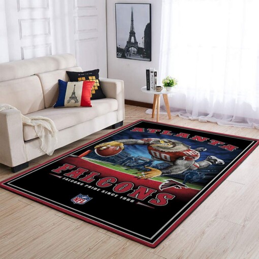 Atlanta Falcons Living Room Area Rug