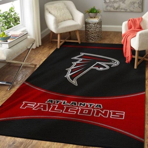 Atlanta Falcons Living Room Area Rug