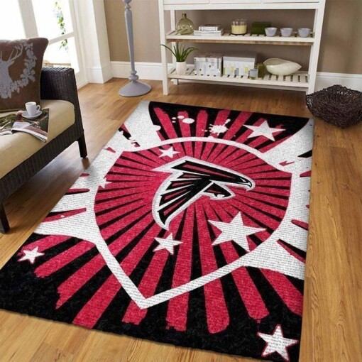 Atlanta Falcons Living Room Area Rug