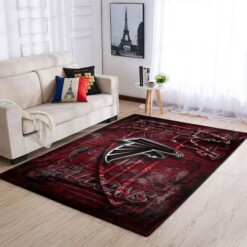 Atlanta Falcons Living Room Area Rug