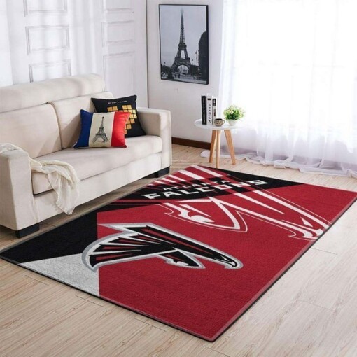 Atlanta Falcons Living Room Area Rug