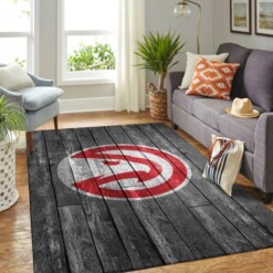 Atlanta Hawks Living Room Area Rug