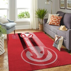 Atlanta Hawks Living Room Area Rug