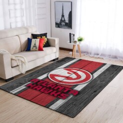 Atlanta Hawks Living Room Area Rug