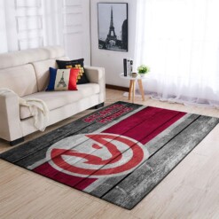 Atlanta Hawks Living Room Area Rug