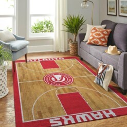 Atlanta Hawks Living Room Area Rug