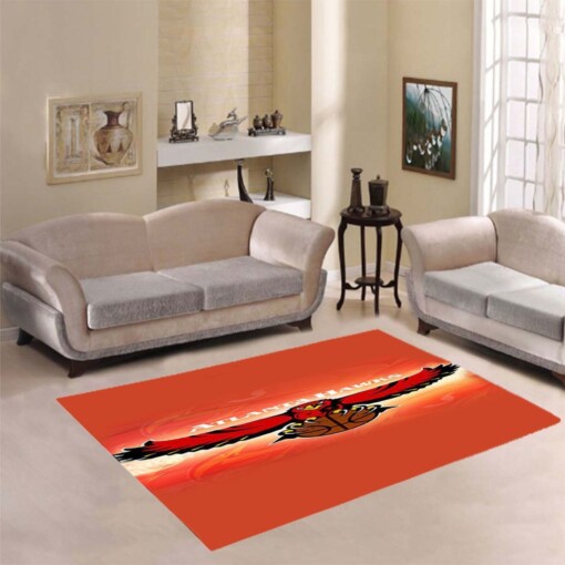 Atlanta Hawks Living Room Area Rug