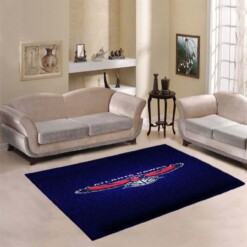 Atlanta Hawks Living Room Area Rug