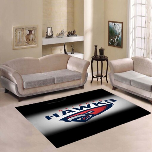 Atlanta Hawks Living Room Area Rug