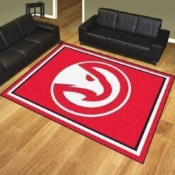 Atlanta Hawks Living Room Area Rug