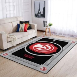 Atlanta Hawks Living Room Area Rug