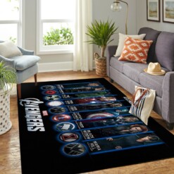 Avengers Living Room Area Rug