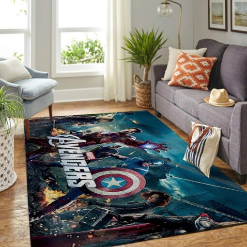 Avengers Living Room Area Rug