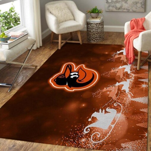 Baltimore Orioles Living Room Area Rug