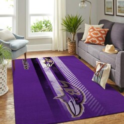 Baltimore Ravens Living Room Area Rug