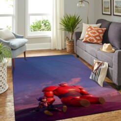 Big Hero-bay Max Living Room Area Rug