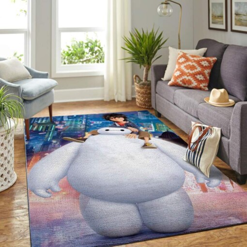 Big Hero-bay Max Living Room Area Rug
