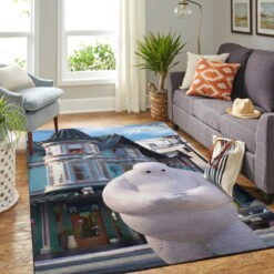 Big Hero-bay Max Living Room Area Rug