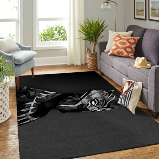 Black Panther Living Room Area Rug