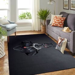 Black Panther Living Room Area Rug