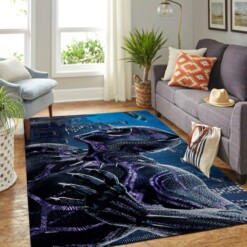 Black Panther Living Room Area Rug