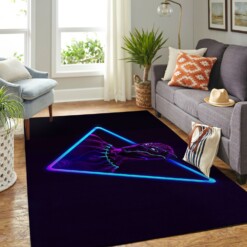 Black Panther Man Living Room Area Rug