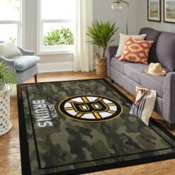 Boston Bruins Living Room Area Rug