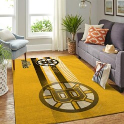 Boston Bruins Living Room Area Rug