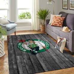 Boston Celtics Living Room Area Rug