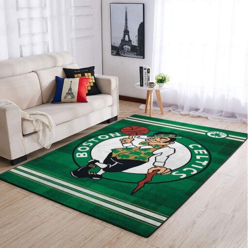 Boston Celtics Living Room Area Rug