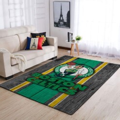 Boston Celtics Living Room Area Rug