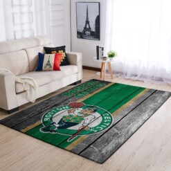 Boston Celtics Living Room Area Rug