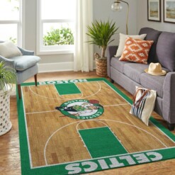 Boston Celtics Living Room Area Rug