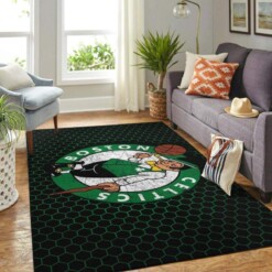 Boston Celtics Living Room Area Rug