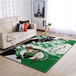 Boston Celtics Living Room Area Rug