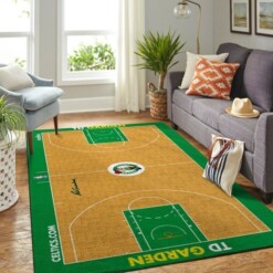 Boston Celtics Living Room Area Rug