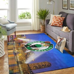 Boston Celtics Living Room Area Rug