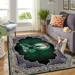 Boston Celtics Living Room Area Rug