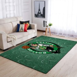 Boston Celtics Living Room Area Rug