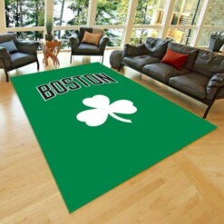 Boston Celtics Living Room Area Rug