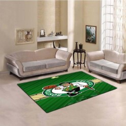 Boston Celtics Living Room Area Rug