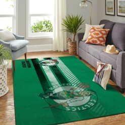 Boston Celtics Living Room Area Rug