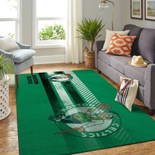 Boston Celtics Living Room Area Rug