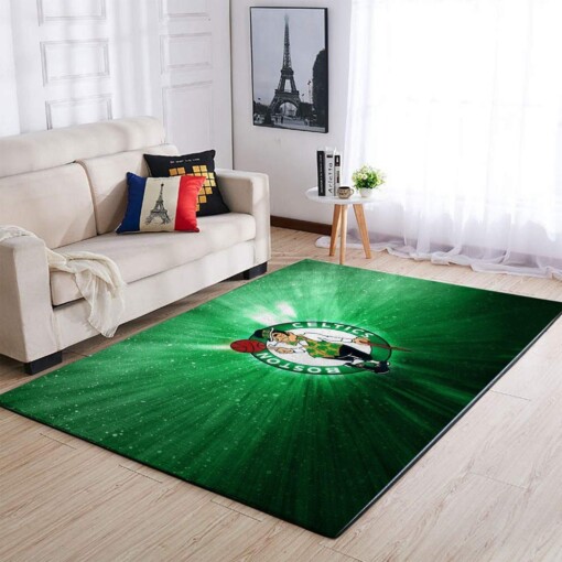 Boston Celtics Living Room Area Rug