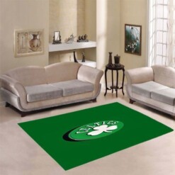 Boston Celtics Living Room Area Rug