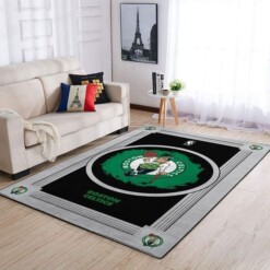 Boston Celtics Living Room Area Rug