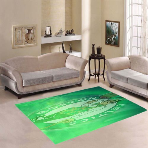 Boston Celtics Living Room Area Rug